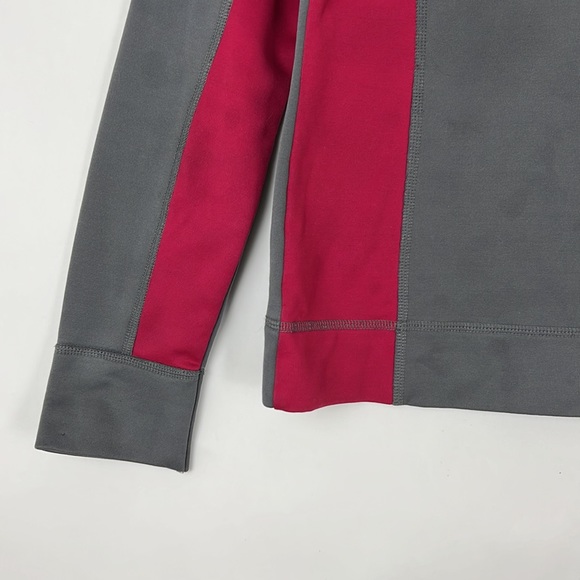 GoLite pullover Sweatshirt jacket with 1/2 zip in gray and maroon XS - Picture 5 of 9